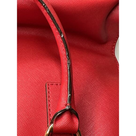 Michael Kors Red Hamilton Handbag - Picture 8 of 16